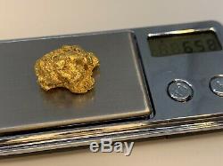 Australia Natural Gold Nugget / Nuggets Weight 6.58 Grams