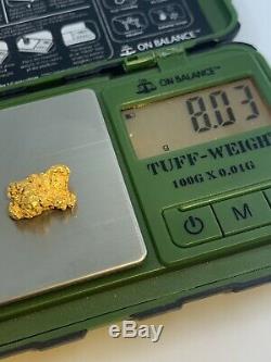 Australia Natural Gold Nugget / Nuggets Weight 8.03 Grams