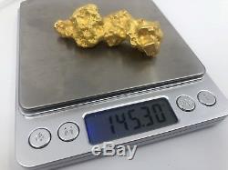 Australia Natural Gold Nugget /nuggets Weight 145.30 Grams