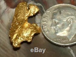 Australian Gold Nugget 2.85 Gram Natural Gold