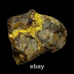 Australian Gold Ore Covered in Thick Natural Gold 208 GRAM / 7.36oz VERY RARE