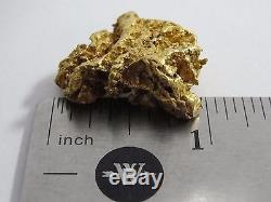 Australian Natural 16.1 Gram Gold Nugget Specimen 23K #AZ-AGN1212