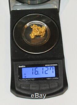 Australian Natural Gold Nugget 16.12 Grams