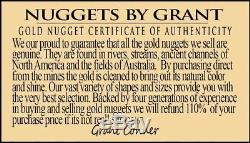 Australian Natural Gold Nugget Lot 2-5 Gram Pieces/ 31.10 Total- 1 Troy Oz