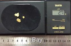 Australian Natural Gold Nuggets 2.7g Approx weight