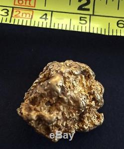 Australian natural gold nugget 22.9 Grams #37