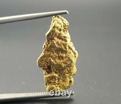 BIG 21.5mm Natural Gold Nugget 22K California Arizona Klondike Yukon Placer