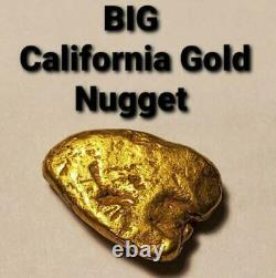 BIG California Natural Gold Nugget GOLD RUSH T. V. Show Placer Gold Miner Direct