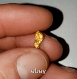 BIG Natural California Gold Nugget Personally Prospected GOLD RUSH Placer Miner