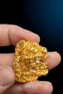 Beautiful 2.68 Troy Ounce Australian Natural Gold Nugget 83.58 grams
