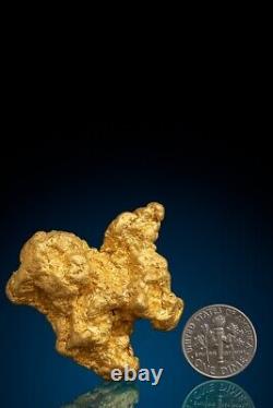 Beautiful 3.4 Troy oz Australian Natural Gold Nugget 106.65 grams