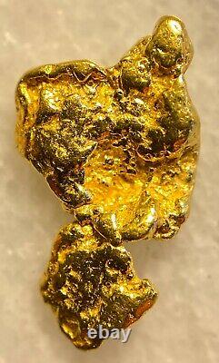 Beautiful Alaskan Natural Placer Gold Nugget 1.083 grams Free Shipping! #A2719