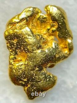 Beautiful Alaskan Natural Placer Gold Nugget 1.122 grams Free Shipping! #A2722