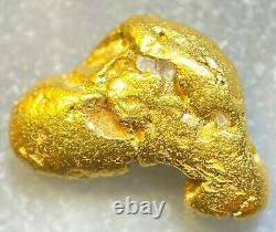 Beautiful Alaskan Natural Placer Gold Nugget 1.219 grams Free Shipping! #A2452