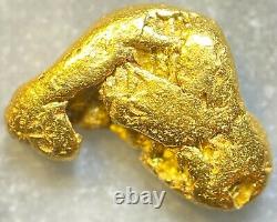 Beautiful Alaskan Natural Placer Gold Nugget 1.219 grams Free Shipping! #A2452