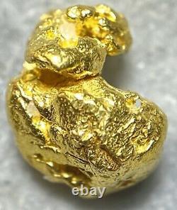 Beautiful Alaskan Natural Placer Gold Nugget 1.284 grams Free Shipping! #A2098