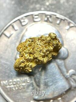 Beautiful Alaskan Natural Placer Gold Nugget 1.363 grams Free Shipping! #A2347