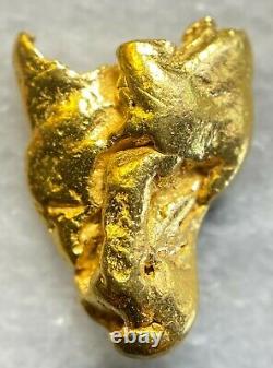 Beautiful Alaskan Natural Placer Gold Nugget 1.635 grams Free Shipping! #A2626