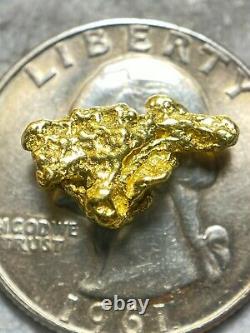 Beautiful Alaskan Natural Placer Gold Nugget 1.911 grams Free Shipping! #A1619