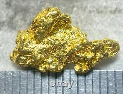 Beautiful Alaskan Natural Placer Gold Nugget 1.911 grams Free Shipping! #A1619
