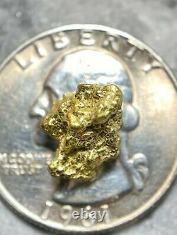 Beautiful Alaskan Natural Placer Gold Nugget 1.994 grams Free Shipping! #A2186