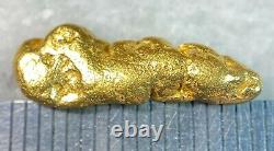Beautiful Alaskan Natural Placer Gold Nugget 2.138 grams Free Shipping! #A1294