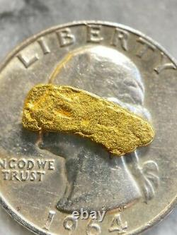 Beautiful Alaskan Natural Placer Gold Nugget. 922 grams Free Shipping! #A2773