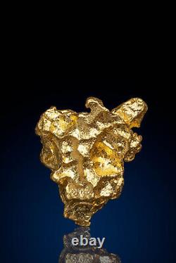 Beautiful Chunky Triangular Natural Australian Gold Nugget
