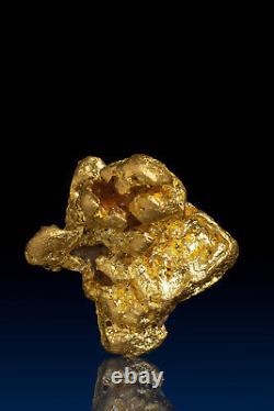 Beautiful Color Natural Gold Nugget from Alta Floresta, Brazil