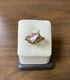 Beautiful Estate 10kt Yellow Gold 417 Genuine Pearl Nugget Ring Sz 7.25