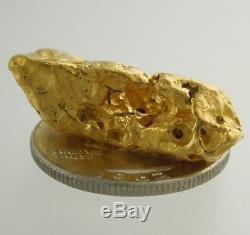 Beautiful Large Alaskan Natural Gold Nugget 25.9 Grams 96.30% Gold 23K