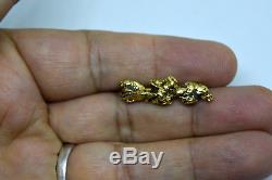 Beautiful Natural California 18K-21K Solid Gold Nugget Pin/Brooch