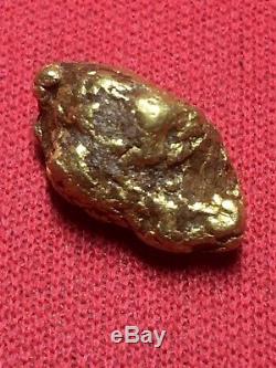 Big Natural Gold in Quartz Specimen Bullion Nugget Southern Oregon 2.75 Grams #R
