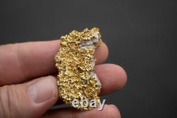 Brilliant Crystalline And Wire Gold Specimen From California 33.84 Grams