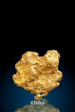 Brilliant Smooth Australian Natural Gold Nugget 35.88 grams