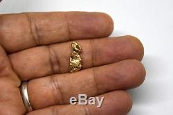 California 18K-21K Natural Solid Gold Nugget Pendant 2.03 Grams