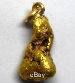 California 18K-21K Natural Solid Gold Nugget Pendant 9.51 Grams