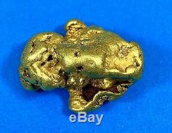 California Gold Nugget 41.45 Grams 1.33 Troy Oz. Authentic Natural Feather Rive