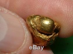 California Gold Nugget For Ring 13.9 Gram Natural Gold