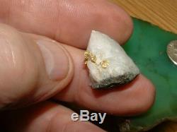 California Gold Quartz Specimen Natural Gold Nugget 5.6 Gram Gold In Quartz
