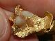 California Leaf Gold Nugget With Quartz 2.53 Gram Natural Gold