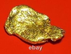 Californian Natural Gold Nugget, 2.78 Grams, Tested over 22K