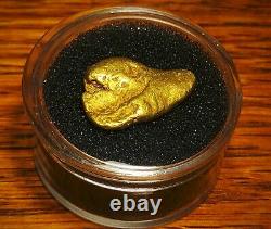Californian Natural Gold Nugget, 3.7 Grams, Tested over 22K