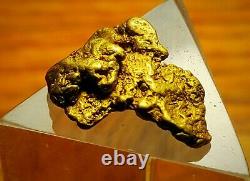 Californian Natural Gold Nugget, 4.12 Grams, Tested over 22K