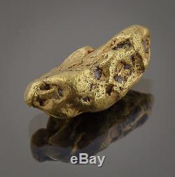 Californian Natural Gold Nugget, 9.1 Grams, Tested over 22K