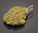 Californian Natural Gold Nugget Pendant, 7.04 Grams, Tested Over 22k