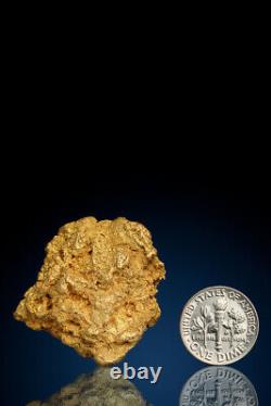 Chunky Beautiful Natural Australian Gold Nugget 48.2 grams