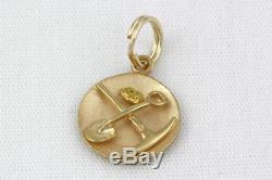 Collectible 14k Yellow Gold with Natural Nugget Miner's Charm