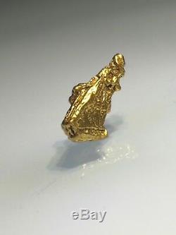 Crystalline GOLD NUGGET specimen RARE Crystalized ALASKA NATURAL WIRES 0.86g