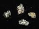 Extremely Rare Natural Platinum Nugget, Choco, Columbia, Lot Of 4
